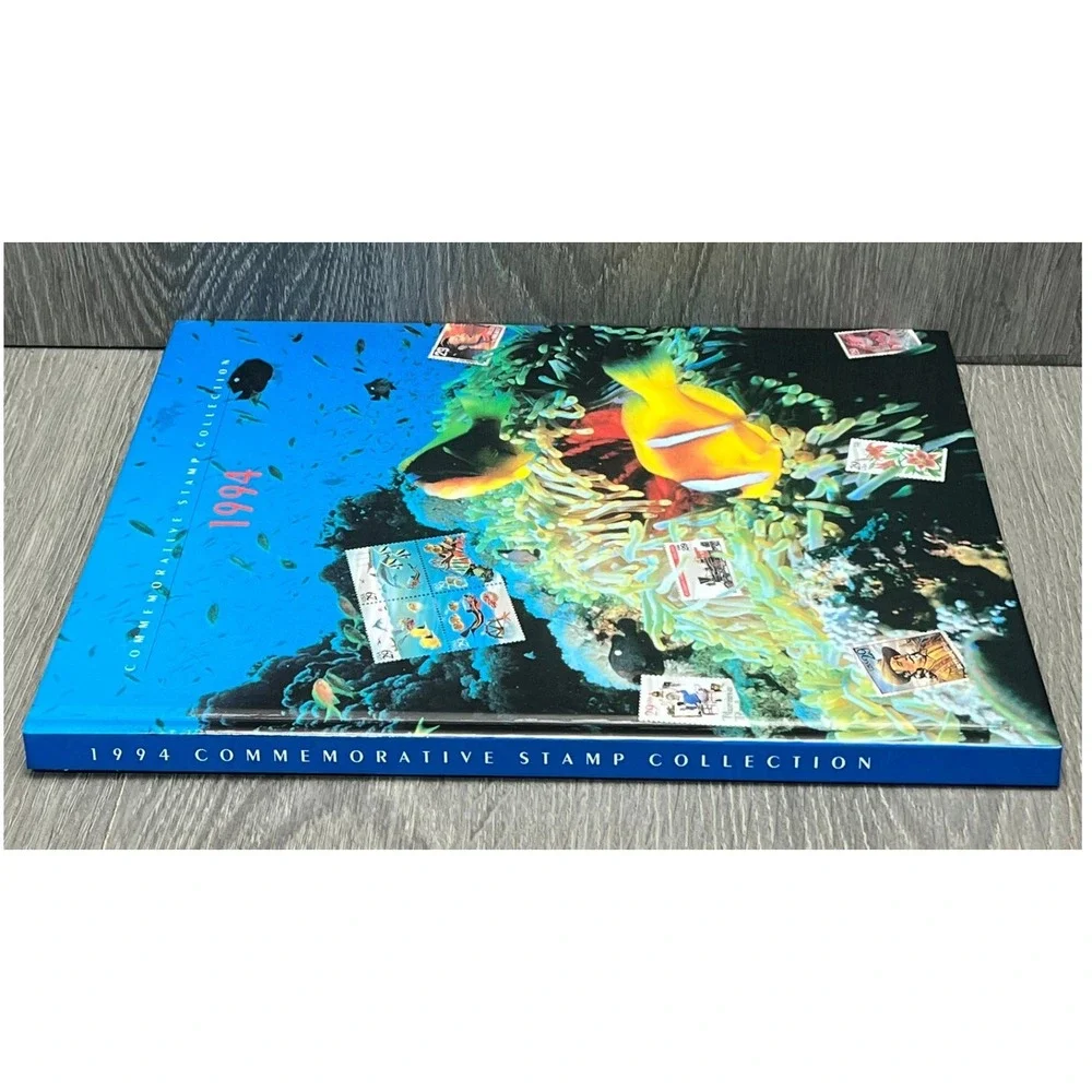 USPS 1994 Commemorative Stamp Collection Hardcover Album Book 8994 Vintage